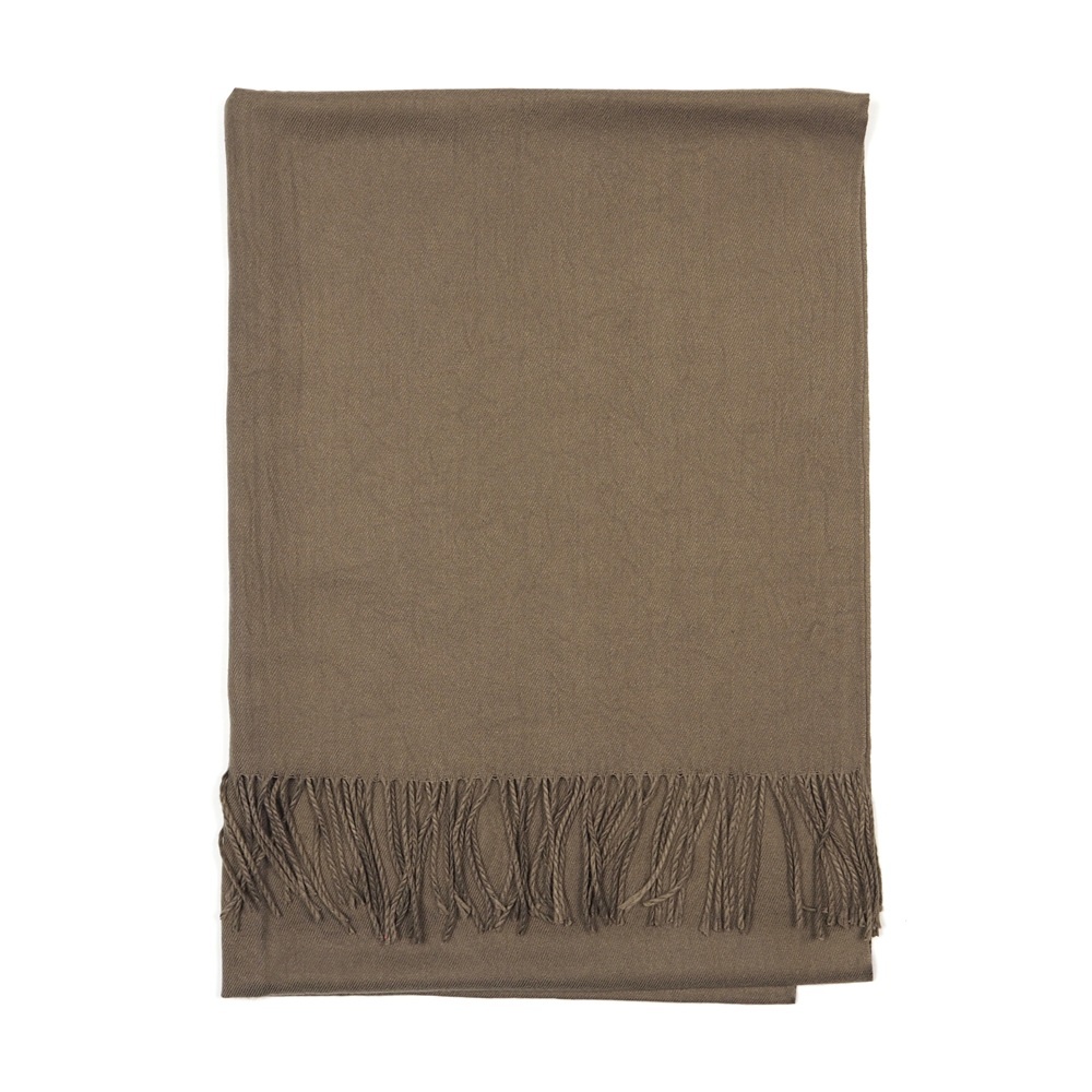CTC-16 Khaki szal damski zimowy Cashmere Touch Collection 200x70cm